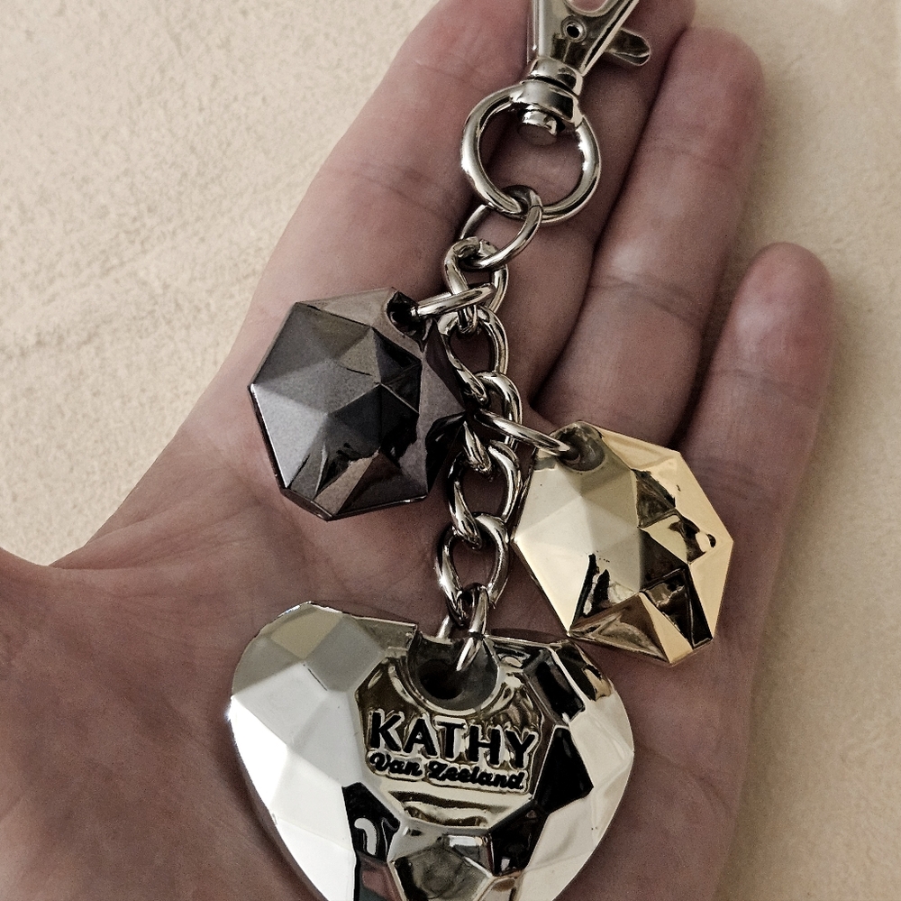 Kathy Van Zeeland KVZ Purse Dangle Keychain Clip Handbag Accessory 5.5"L